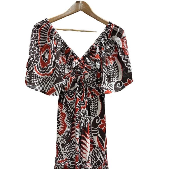 New Anthropologie Tiered Maxi Dress Size XS - Picture 8 of 8